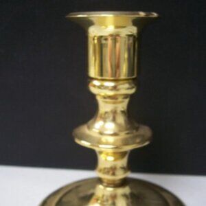 Baldwin Brass 4.5 In Candle Holder Round Base